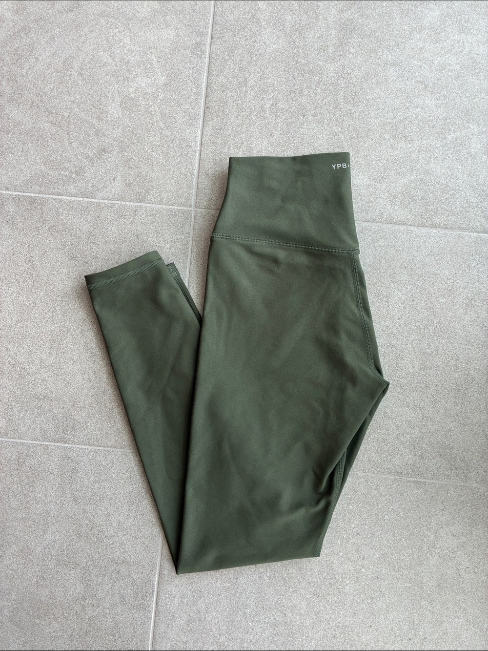 Abercrombie YPB Olive Green Active Leggings S